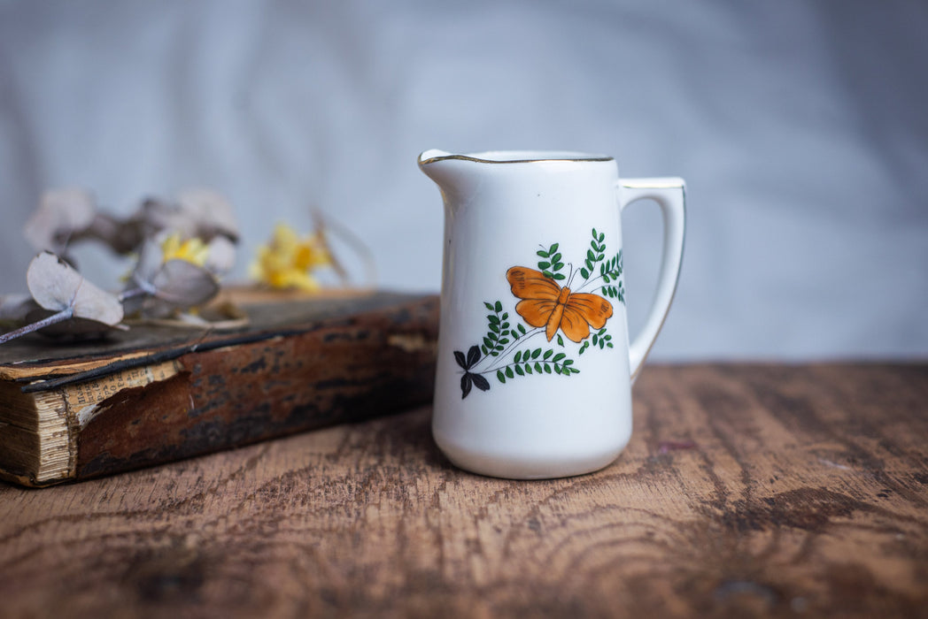 vintage butterfly milk jug', Porcelain 1960s Creamer