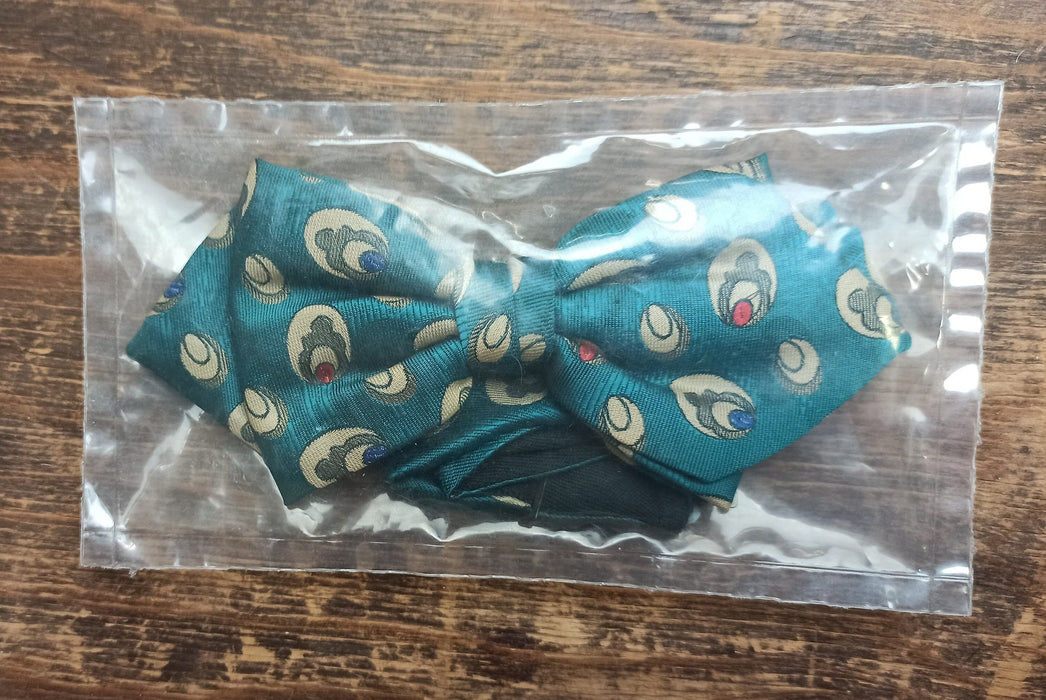 Vintage Emerald Bow Tie – Pre Tied Silk Bowtie for Men’s Retro Style