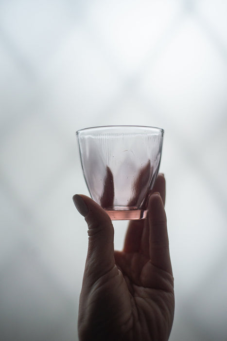 Vintage Pink Shot Glasses – Mid-Century Barware Set