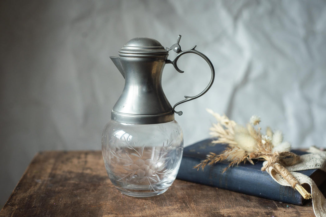 Vintage German Glass Wine Decanter – 1970s