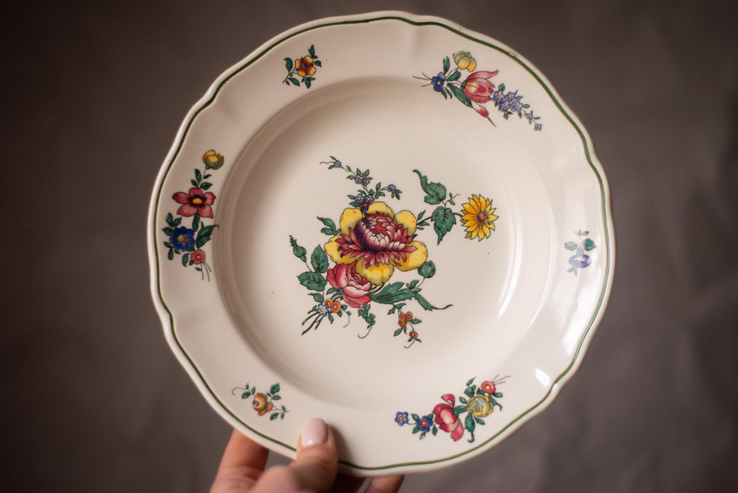 Villeroy Boch Soup Plate – Vintage Porcelain Alt Strasbourg Collection Floral Design