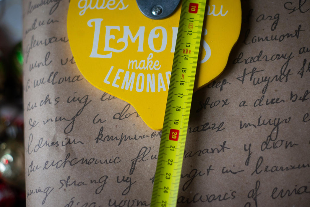 Lemon Wall Bottle Opener – Sicilian Kitchen Decor