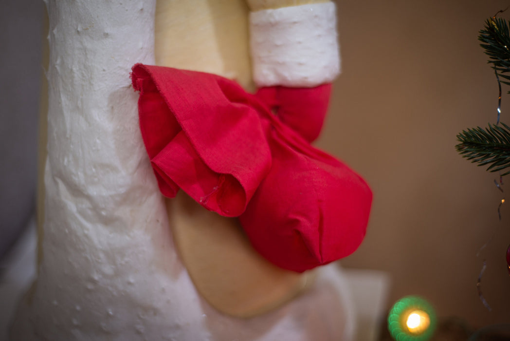 24" Vintage spun cotton figure of Santa Claus