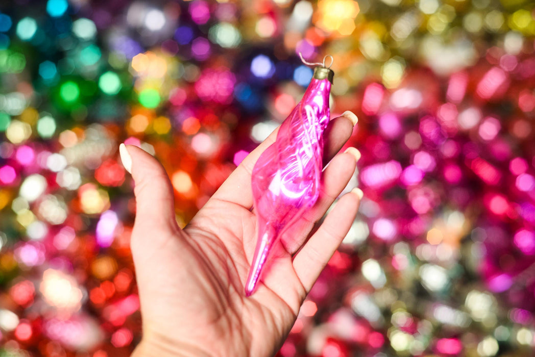 96 Vintage Glass Christmas Ornaments – Random Retro Set