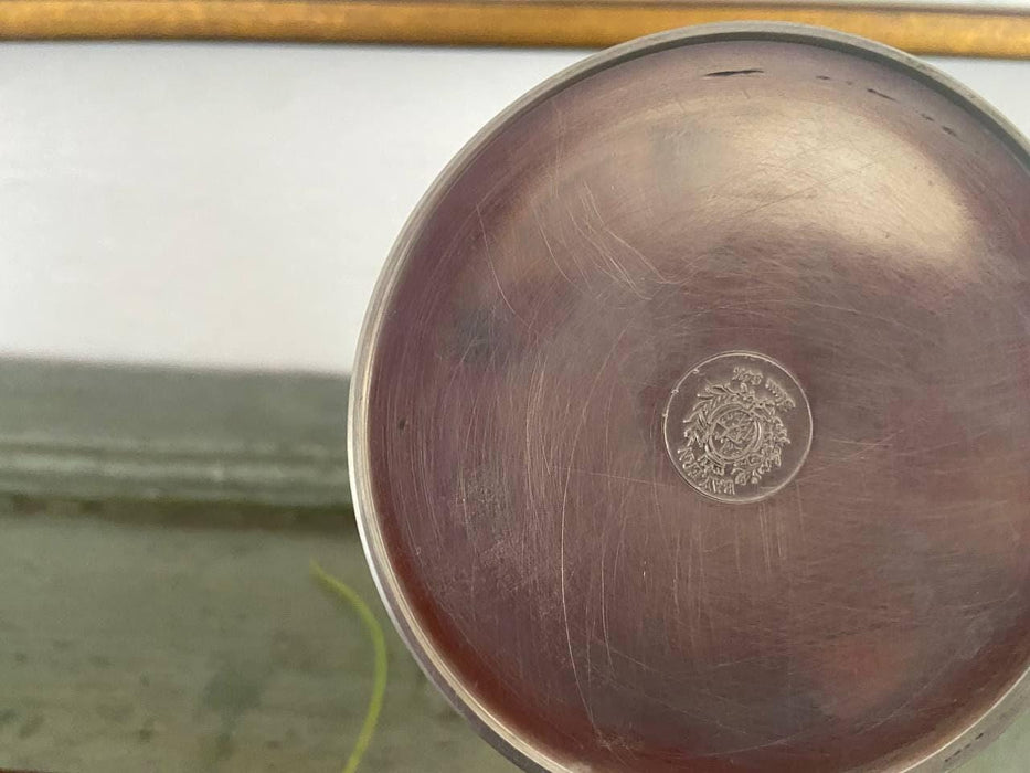 Vintage Bavarian Beer Stein Ceramic Mug with Pewter Lid Lion Eagle Crest