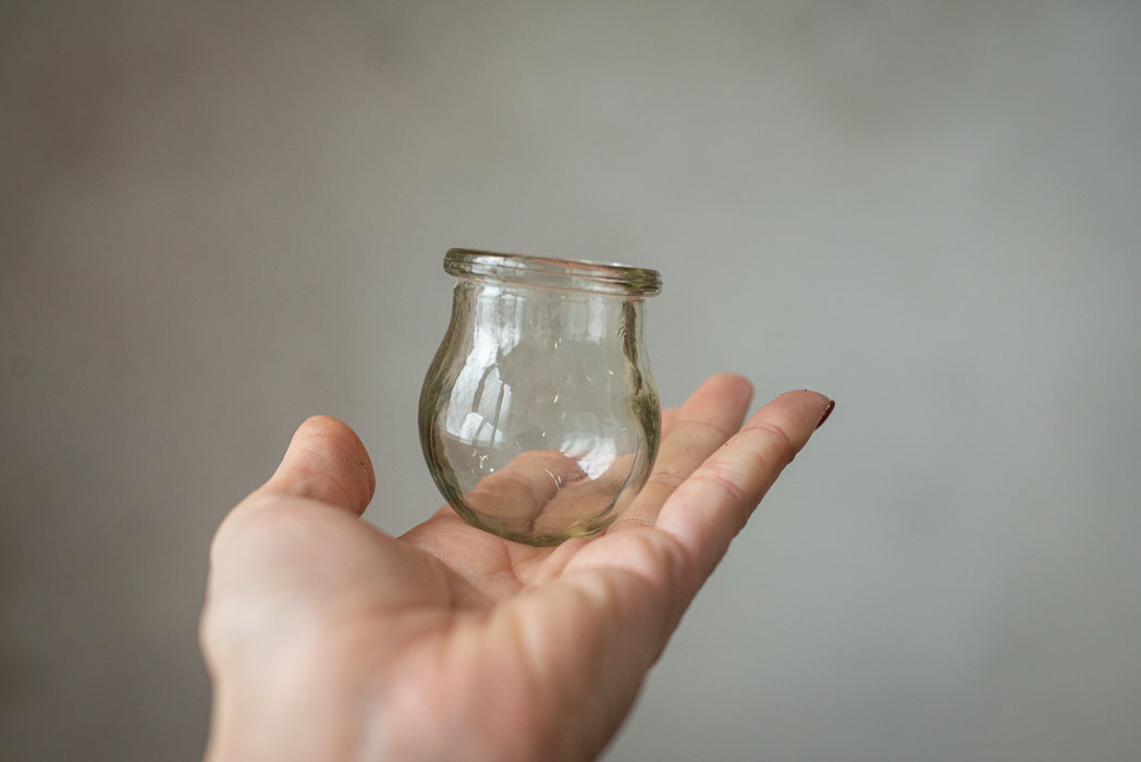Vintage Cupping Jars, Clear Glass Set of 3 Medical Collectible
