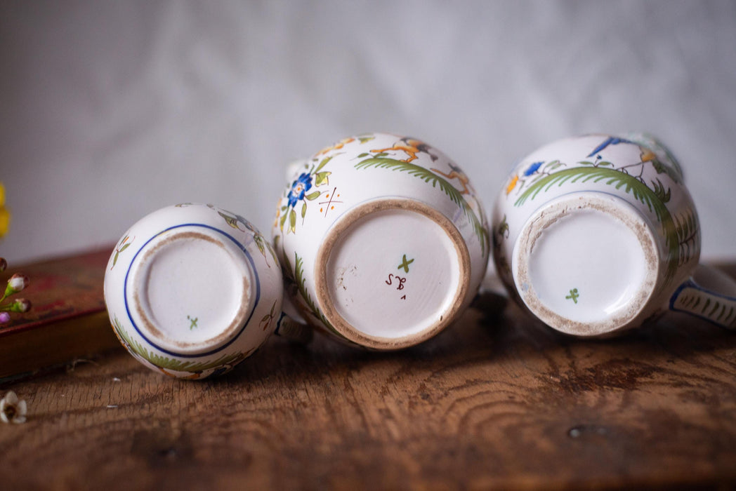 Italian Deruta Mini Pitcher – Hand Painted Mythical Motif