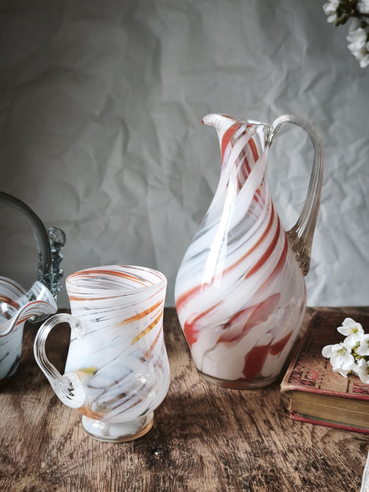 Murano-Style Glass Barware – Pitcher, Bucket or Creamer