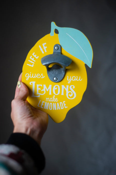 Lemon Wall Bottle Opener – Sicilian Kitchen Decor