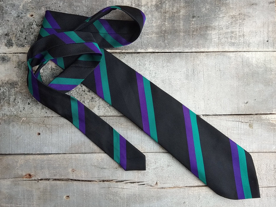 Vintage Striped Necktie: Y2K Retro Fashion, Formal Accessories