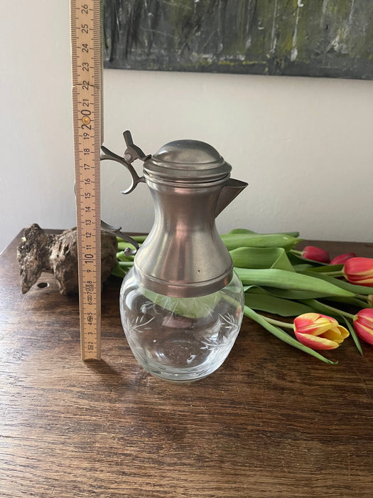Vintage German Glass Wine Decanter – 1970s