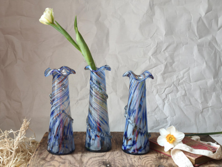 Murano Glass Vase - Decorative Glass Vase | Colorful Home Styling, Retro Sculpture