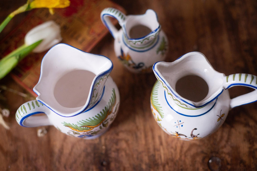 Italian Deruta Mini Pitcher – Hand Painted Mythical Motif