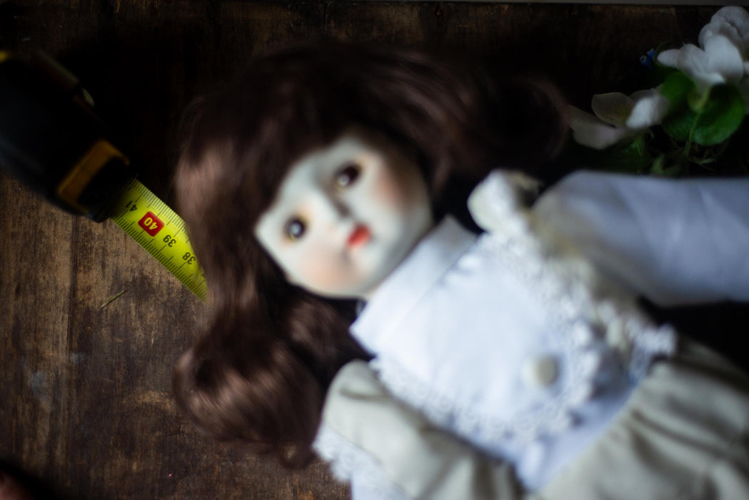 Vintage Porcelain Doll, German 1950s Porcelain Head Arms Feet