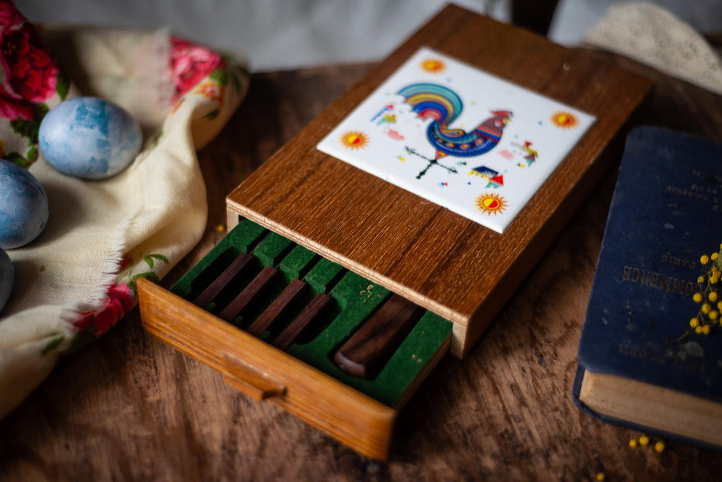 Vintage German Barware Tool Set – Rooster Box