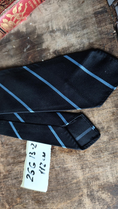 Vintage Designer Necktie, Interlogo London or Sterling England, Striped Retro Mens Tie