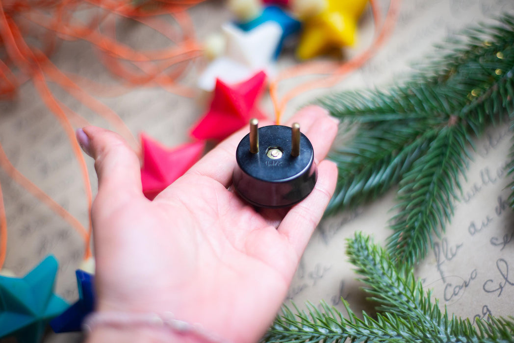 Vintage Star Christmas Lights, Retro Christmas Tree Garland, Working Christmas String Lights