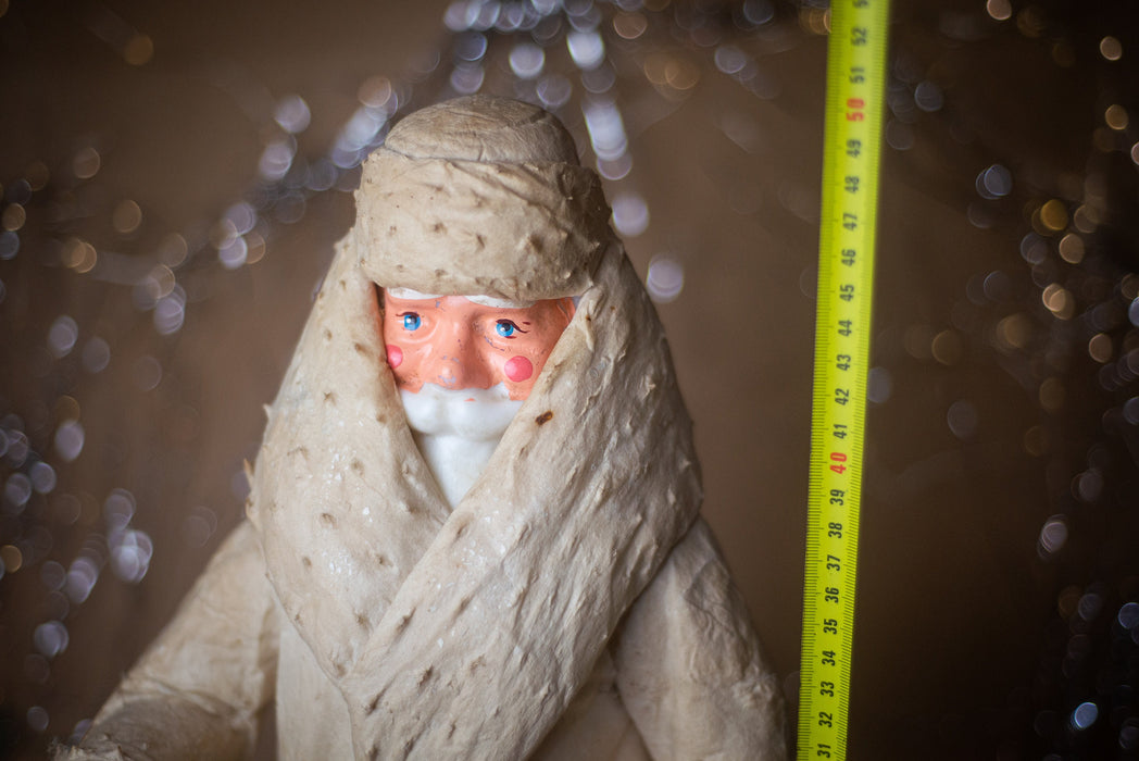 Vintage spun cotton figure of Santa Claus, 1978