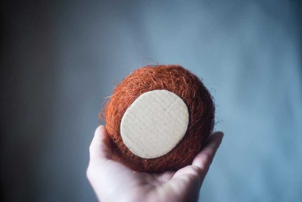 Broody Chicken Figurine – Rustic Easter Decor Paper Mache Doll With Eggs