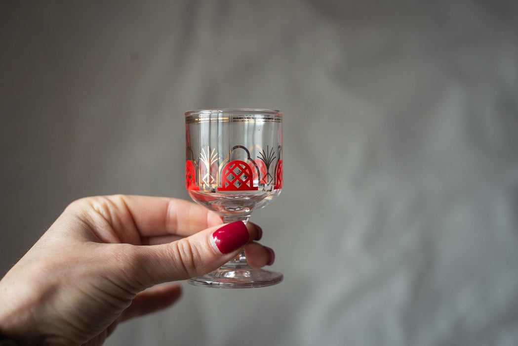 1970s Vintage Shot Glasses – Set of 6